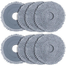 Set van 8 dweilpads, compatibel met Roborock QV 35A/Qrevo S/Q Revo/Qrevo Pro/Qrevo Plus/Qrevo Master/Qrevo Slim/Qrevo Curv/Qrevo Edge/Saros