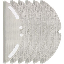 6er-Pack Reinigungstücher, kompatibel mit den Saugrobotern Dreame D20 Plus/D20 Pro Plus/D20, wiederverwendbar und waschbar.
