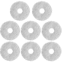 Set van 8 dweilpads, compatibel met Dreametech L10s Ultra, L10 Ultra, L20 Ultra, X20 Pro en S10 robotstofzuigers, inclusief dweildoek.