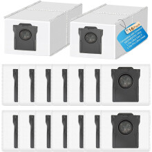 16 stofzuigerzakken, compatibel met Dreame L10s Ultra Gen 2/X50 Ultra/X40/X30 Ultra/L10 Ultra Gen 3/L10s Pro/Aqua10 Ultra/X40/X50 Master & M