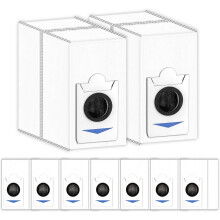 (9 stuks) Vervangende stofzakken voor de T30s Combo, compatibel met ECOVACS DEEBOT T30S Combo/X2 Combo stofzuiger, stofzuigerzakken compatib