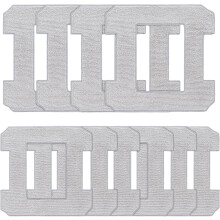 Verpakking van 10 vervangende reinigingspads, compatibel met Ecovacs Winbot W2 Omni / W2 / W1 Pro / W1 raamreinigingsrobot, microvezeldoekje