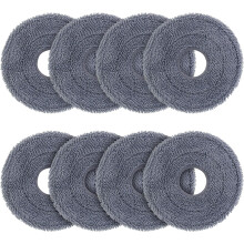 VIEWALL 8-delige set microvezel dweilpads, compatibel met Roborock Saros 10R/20/Qrevo CurvX/S5V/QV 35A/35S/QX Revo/Qrevo S/Plus/Pro/Master/S