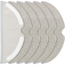 6er-Packung Reinigungstücher, kompatibel mit Roborock Q5 Pro/Q5 Pro+/Q8 Max/Q8Max+/S5/S5 Max/S6/S6 Pure/S6 MaxV/Q7/Q7Max Saugrobotern, wiede