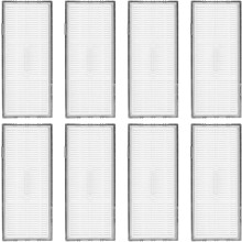 Paquete de 8 accesorios de filtro compatibles con Roborock S7 / S7 Maxv / S7 Maxv Ultra / S7 Max Ultra / S7 Pro Ultra / S8 / S8+ / S8 Pro Ul