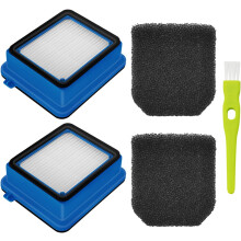 Set de 5 accesorii pentru filtru de aspirator, filtru de schimb pentru aspirator, 2 filtre, 2 filtre burete, cu 1 perie, compatibil cu Aeg