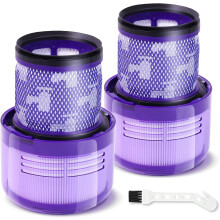 Ersatzfilter voor Dyson V11 V15 V15s SV14, 2-pack filter en 1 reinigingsbürste compatibel met Dyson V11 Torque Drive V11 Animal V11 Complete