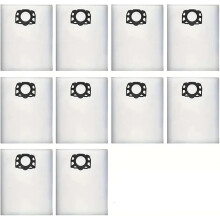 10 Staubsaugerbeutel, kompatibel mit Kärcher WD4/WD5/WD6 MV4/MV5/MV6 – Modell 2.863-006.0, Ersatz