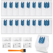 Verpakking met 16 stofzuigerzakken, compatibel met Miele GN stofzuigers, geschikt voor de Complete C3/Complete C2/Classic C1/S8340/S2/S5/S8
