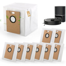 Verpakking van 8 stuks, compatibel met Tapo RV30 Max Plus stofzuigerzakken, vervangende stofzuigerzakken en accessoires voor Tapo RV20 Max P