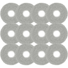Verpakking van 12 microvezeldoekjes, vervangingsonderdelen compatibel met Ecovacs T30/X1/X2/T20 & Dreame S10/S10Pro & Xiaomi X20 Pro/Max, en