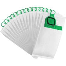 15 bolsas para aspiradora compatibles con Vorwerk Kobold VK140 VK150 - Verde