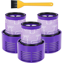 YanBan 3-delige vervangingsfilter, compatibel met Dyson V10 Cyclone Series, Absolute Animal, Motorhead Total Clean SV12 stofzuiger
