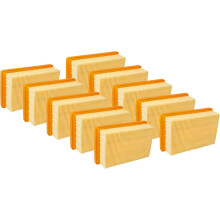 vhbw Set van 10 platte geplooide filters, compatibel met Kärcher WD6 P, WD6 Premium stofzuiger. Vervangend filterelement, compatibel met Kär