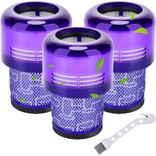 Rebirthcare 3er-Pack Filter, kompatibel mit Dyson V11, SV17, SV14, SV22, Absolute Extra Pro Animal Torque Drive Total Clean Staubsaugern, Er