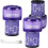 Filter kompatibel mit Dyson V12 Detect Slim Absolute Ersatzfilter, 3er-Pack, waschbar, R 1