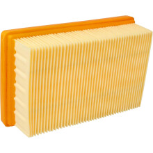 vhbw Plat geplooid filter compatibel met Kärcher MV4, MV5, MV6, WD4, WD5, WD6 stofzuiger - Filterelement - Vervanging compatibel met Kärcher