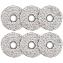 (Paquete de 6) Almohadillas de trapeador T30S compatibles con ECOVACS DEEBOT T30C/ T30S/ T30S Combo/ T30 Pro Max/ T30 Pro Omni/ X5 Pro Omni/