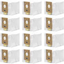 12er-Pack Staubsaugerbeutel, kompatibel mit Ecovacs Deebot N8/N8 Pro/N8 Pro Plus/N8 Pro Care, Ozmo T8/T8+/T8 Pure/T9/T9+/T9 AIVI Vacuum Cle