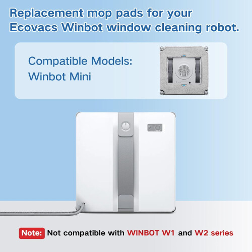 W-CC02-0012 Μίνι πανί καθαρισμού συμβατό με τα ρομπότ καθαρισμού παραθύρων ECOV 1