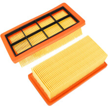Filtro plisado plano Rebirthcare KFI 7420 compatible con Kärcher AD2, AD2 Battery, AD4 Premium, AD3 Premium, AD3, AD 3.200, AD 3.000.
