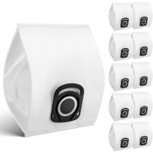10 stofzuigerzakken compatibel met Rowenta Hygiène+ Zakken compatibel met Compact Power, Power XXL, Silence Compatibel met X-Trem Power, M