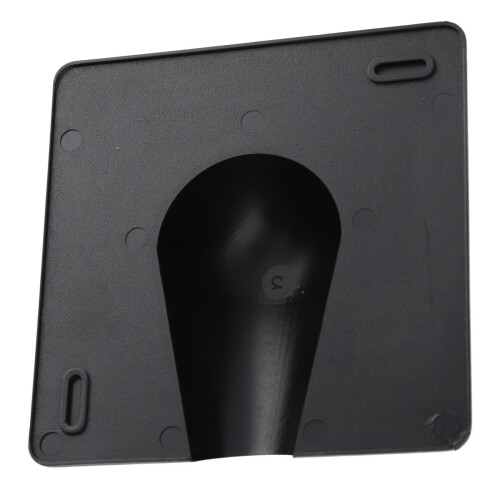 kenable Cable Hole Entry or Exit Brick Blast Exterior Wall Cover Plate Black 2