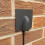 kenable Cable Hole Entry or Exit Brick Blast Exterior Wall Cover Plate Black 5
