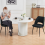AINPECCA (Black) Set of 2 Velvet Dining Chairs Upholstered 6