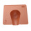 kenable Cable Hole Entry or Exit Brick Blast Exterior Wall Cover Plate Brown 3