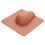 kenable Cable Hole Entry or Exit Brick Blast Exterior Wall Cover Plate Brown 4