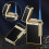 (1009A Gold) Sturdy Windproof Metal Lighter Present Premium Metal Casing Dad Present 2