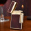 (1260 Gold) Sturdy Windproof Metal Lighter Present Premium Metal Casing Dad Present 4