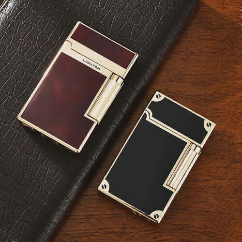(1009B Silver) Sturdy Windproof Metal Lighter Present Premium Metal Casing Dad Present 2