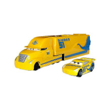 (Yellow) Die-cast Car Toy Set : Cars 2 Lightning Mcqueen, Jackson Storm, Chick Hicks, Mack Vehicles Toy Gift for Kids