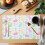 Rabbit Print Polyester Placemats 13x19in Set of 2 2