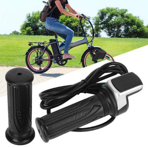 Ebike Throttle Grip with LCD Display and Ergonomic Design 1