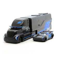 (Black) Die-cast Car Toy Set : Cars 2 Lightning Mcqueen, Jackson Storm, Chick Hicks, Mack Vehicles Toy Gift for Kids