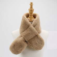 Fleece Boys Girls Scarf Winter Autumn Kids Warm Scarf Cute Thick Neck Warmer Solid Color Children Scarf 1-12Years