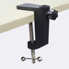 Heavy-Duty Desk Clamp Mount – Adjustable Cantilever Bracket for Monitor, Camera & Mic; Aluminum Base, Compatible with Standard Desks