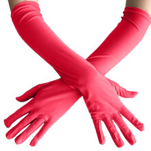 Dam Rosa Partyhandskar Stretchig Passform Pack