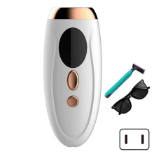 (US plug,White)Shiny IPL 2.0 Pro Portable Painless Hair Removal Device, Facial & Body Laser Hair Remover, Permanent Hair Removal for Women At Home Use