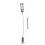 Ensemble de suspension réglable en câble d'acier 4 pièces 3