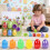 6-Pack Openable Plastic Easter Eggs with Insect Decor 4