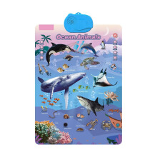 2025 New Talking Wall Chart for Kids – Interactive Learning Poster with Sounds, ABCs, Numbers, Animals & Piano; Touch-to-Learn, No Screen Needed;