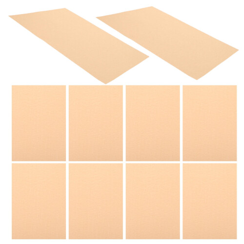Verouderd perkamentpapier kaki, 10 stuks