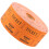 Orange Raffle Tickets Roll for Writing Comfortable Paper Material 3