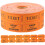 Orange Raffle Tickets Roll for Writing Comfortable Paper Material 4