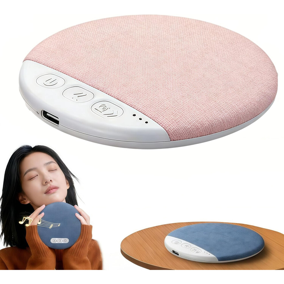 White 2026 Sleep Pillow Speaker, Bluetooth With Noise Timer, Stereo Bass, Private Sleep Headphones For Adults & Kids Â Compatible With Ios/Android