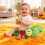 Set di 17 pezzi di peluche a forma di frutta e verdura 3